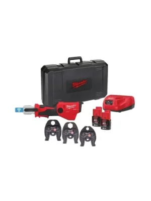 Super-Preis Milwaukee M12™ FORCE LOGIC™ subkompaktní hydraulický lis s ONE-KEY™ M12 ONEHPT-202C V-Set (vč.aku a nabíj.)