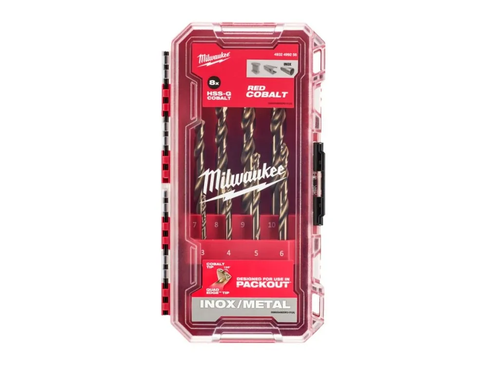 Neuheit Milwaukee sada vrtáků HSS-Co, 8 ks