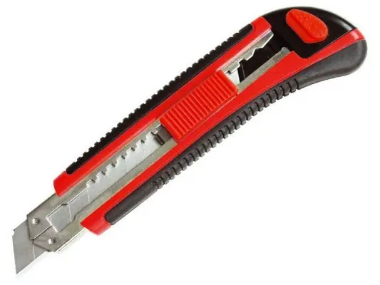 Nůž ulamovací s kovovou výztuhou, 18mm, 3ks náhrad. břitů, gumová rukojeť, EXTOL PREMIUM Direkt Vom Hersteller