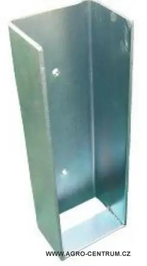 Držák desky STANDARD, Pozink, v. 200 mm, š. 55 mm, U-tvar Ausverkauf