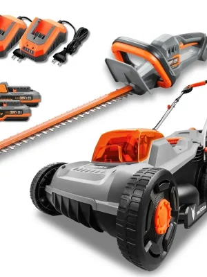 Geprüft Zahradní akumulátorová sada FUXTEC 20V FX-E1RM20ECO + FX-E1HS20 s akumulátorem a nabíjeckou