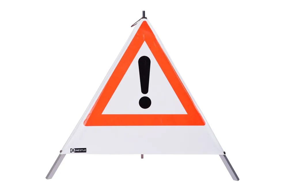 Výstražná skládací pyramida NESTLE 70 cm Expressversand