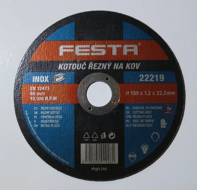 Mega-Angebot Řezný kotouč na kov 150 x 1,2