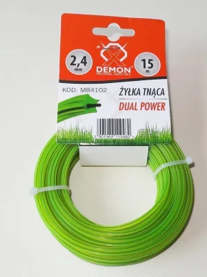 Aktuell Žací struna 15m, 2,4mm - hvězdicová