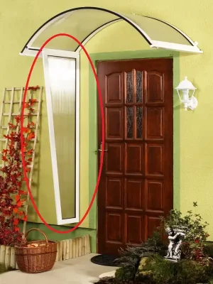 boční stěna LANITPLAST ONYX 90 bílá Highlight