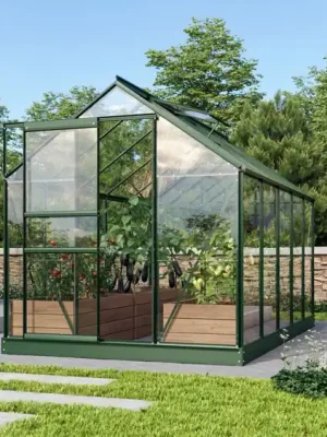 skleník VITAVIA VENUS 6200 čiré sklo 3 mm zelený Markenware
