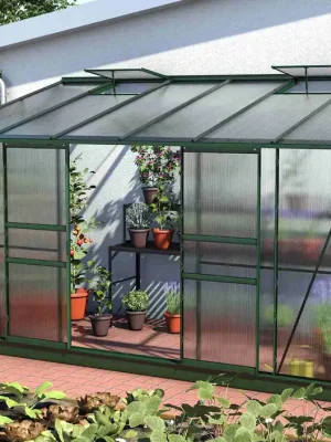 skleník VITAVIA IDA 7800 PC 6 mm zelený Versand Am Gleichen Tag