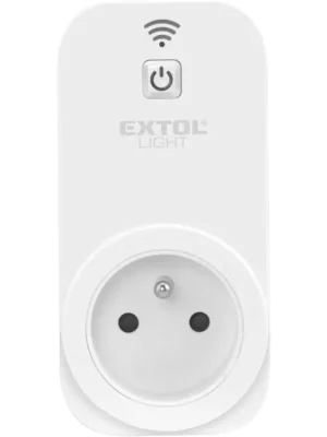 Abverkauf zásuvka ovládáná Wi-Fi, Wi-Fi 802.11 b/g/n, max 3680W, EXTOL LIGHT 43800
