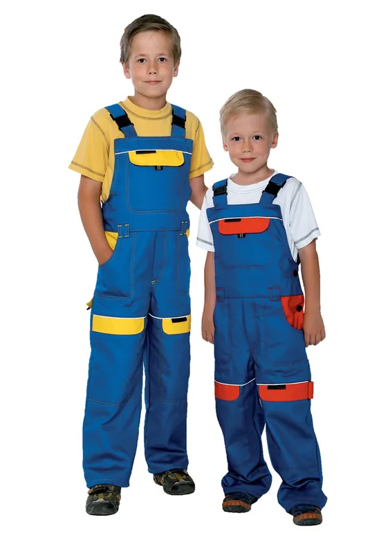 Markenprodukt Dětské kalhoty s laclem ARDON®COOL TREND modro-žluté
