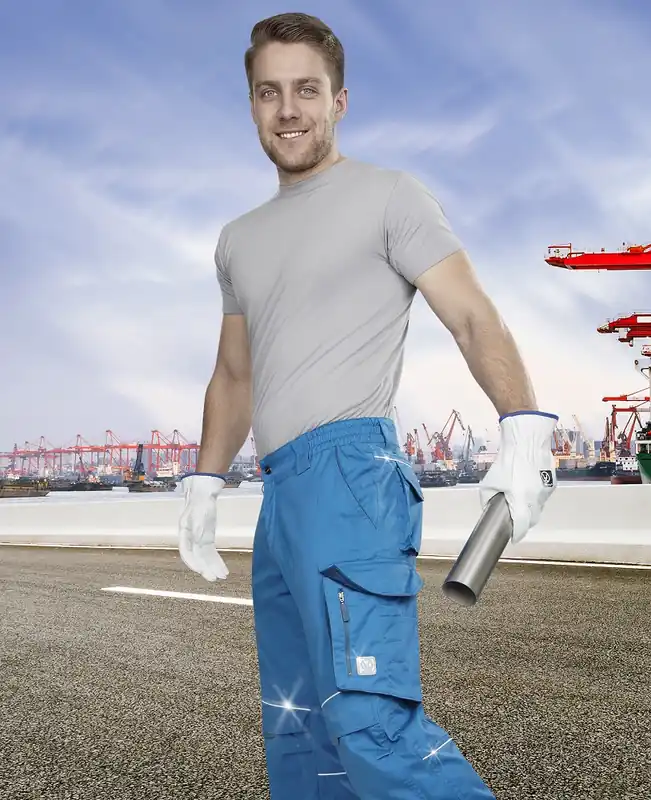 Neu Kalhoty ARDON®SUMMER modré prodloužené