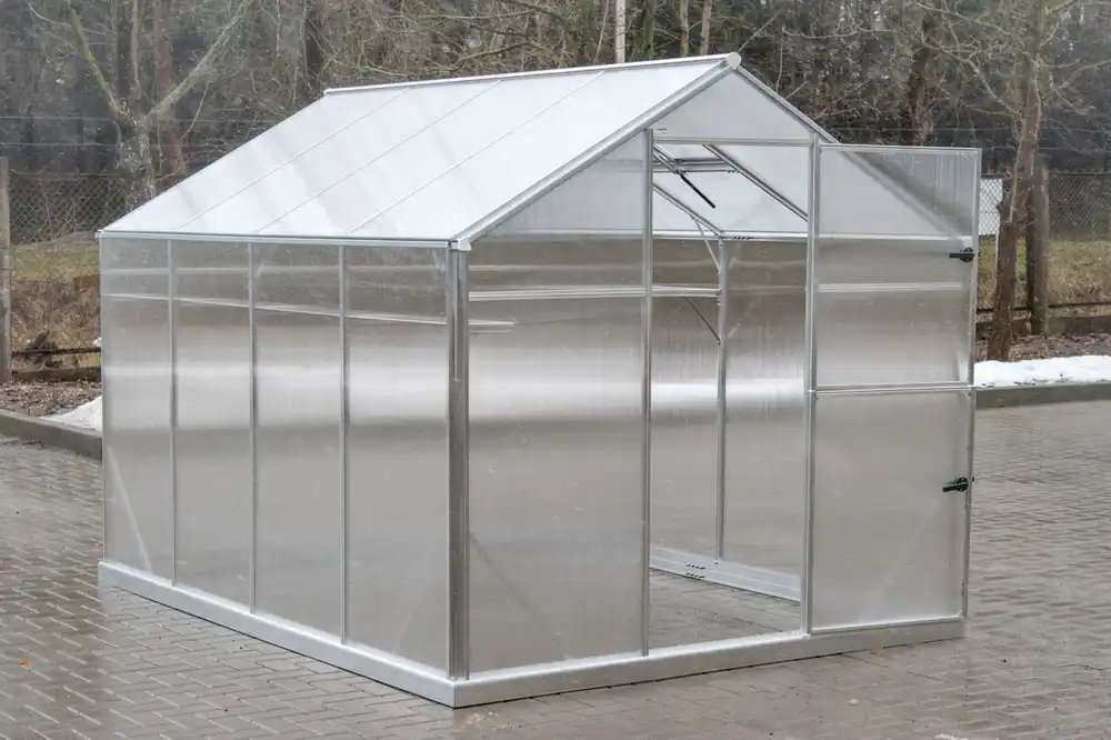 Skleník Gampre SANUS XL-16, rozměry 2,9 x 5,7 m Zertifiziert