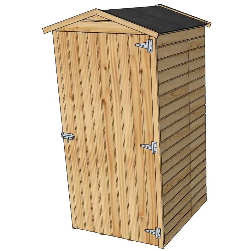 Wochenendangebot dřevěný domek SOLID ANITA 1 - 90 x 96 cm (S879-1)