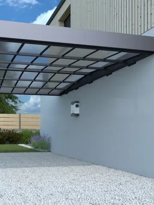 Garantierte Lieferung kovový přístřešek / carport TRIGANO JARDIN LIBECCIO WALL