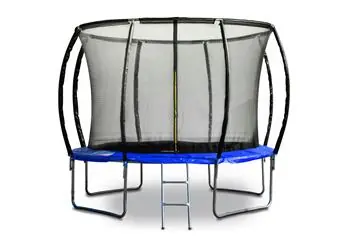 Sonderaktion Trampolína G21 SpaceJump, 305 cm, modrá, s ochrannou sítí + schůdky zdarma