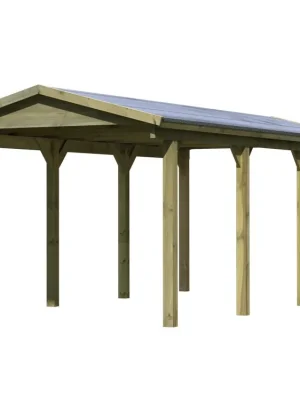 carport KARIBU SATTELDACH 2 61982 Sichere Zahlung