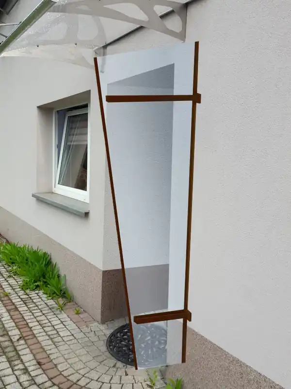 univerzální boční stěna LANITPLAST UNI hnědá / PLEXI PK911 Günstig