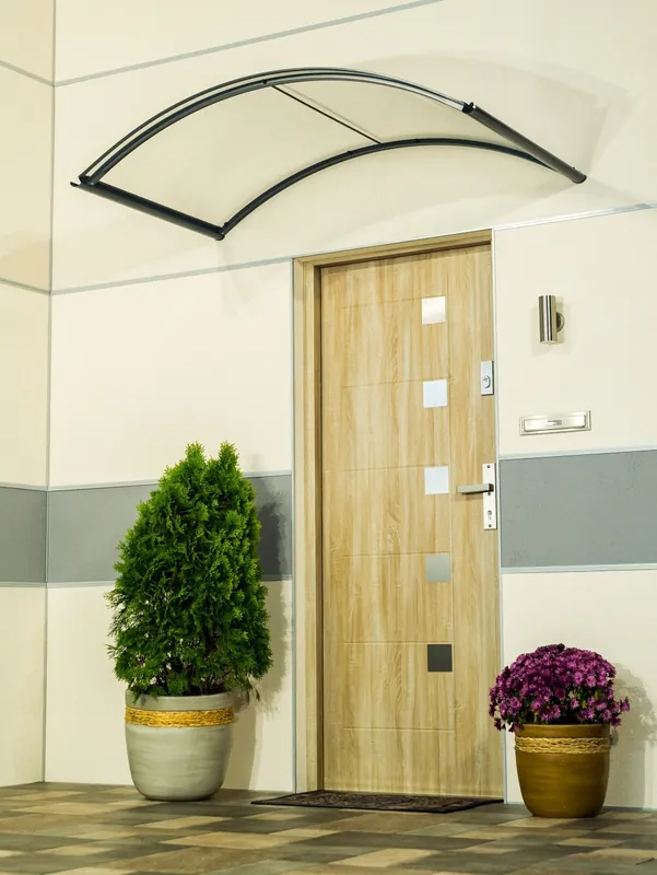Aktuell vchodová stříška LANITPLAST ARCUS 160/90 antracit PK941