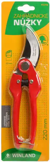AgroBio Nůžky zahradnické - Winland 220 mm, 1 ks Preiswert