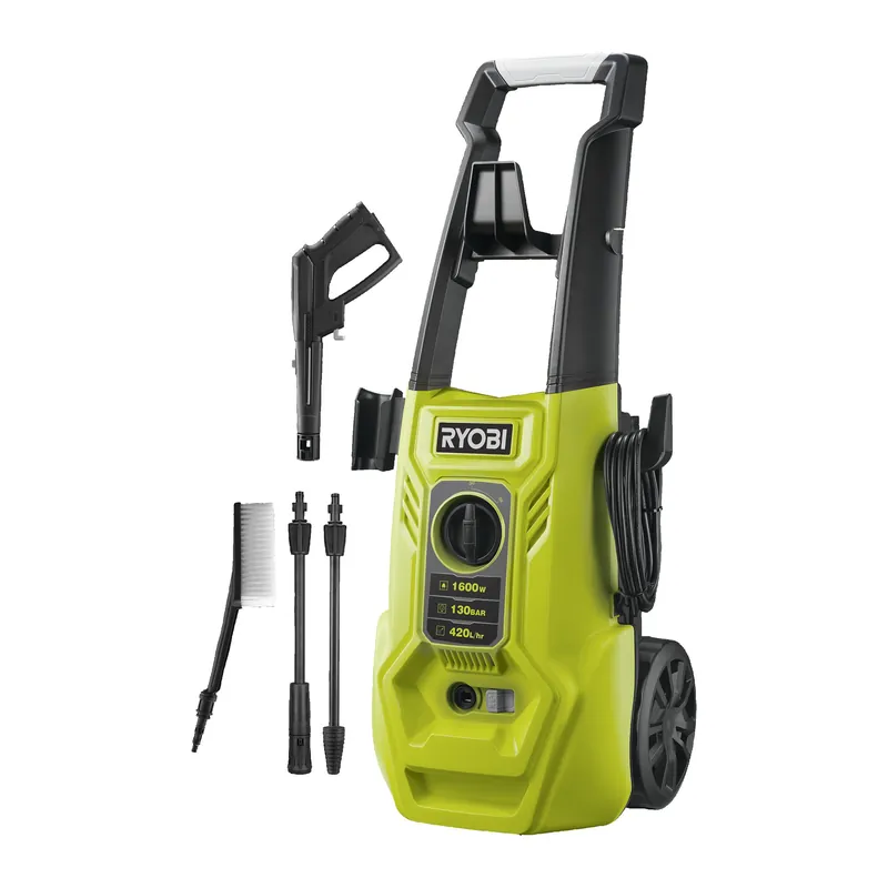Ryobi RY130PWA Elektrický vysokotlaký čistič 130 Bar Zertifiziert