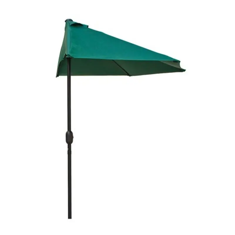 Heißes Angebot Slunečník půlkruhový 270 x 135 cm, tmavě zelený HAPPY GREEN 50HKT157NDG