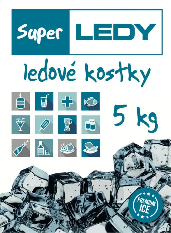 Ledové kostky 5 kg SuperLEDY Preiswert