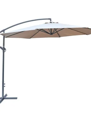 Sonderangebot Slunečník boční ø 350 cm, béžový ROJAPLAST 601/4