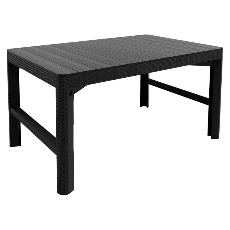 Jetzt Bestellen Lyon rattan Stůl zahradní 116 x 72 cm, grafit KETER 232300