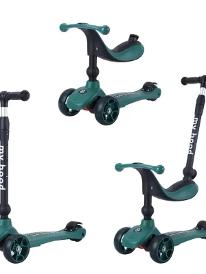 Top-Preis Multifunkční dětské odrážedlo Kick'n'Ride - zelené My Hood 505143