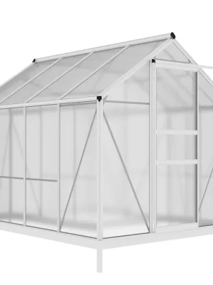Zahradní skleník DEMETER A101-C 4,79m² alu 201x190x252 cm PC 4 mm + základna IWH-10270002 Markenware