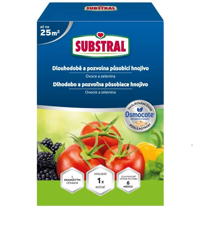 Sichere Zahlung Hnojivo s Osmocotem pro ovoce a zeleninu 750 g SUBSTRAL 75110