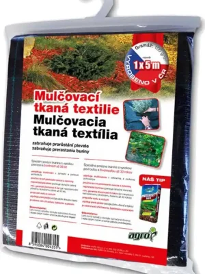 Mulčovací tkaná textilie 1 x 5 m, černá AGRO 000240 Meistverkauft