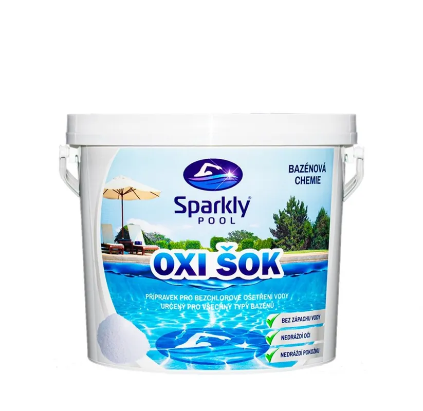Kyslíkový oxi šok 3 kg SPARKLY POOL 938056 Neu Im Sortiment