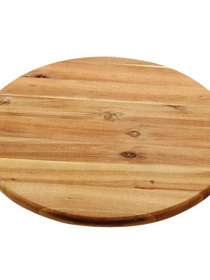 Otočné servírovací prkénko, ø 40 cm, akáciové dřevo KESPER 28448 Nur Heute
