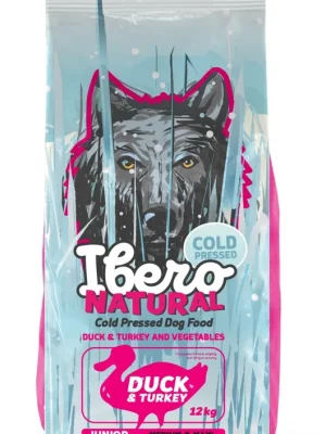 Cold Press Krmivo pro psy Dog Junior Medium & Maxi, Duck&Turkey, 12 kg IBERO 1005357 Kracherpreis