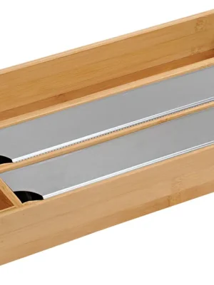 Kuchyňský zásobník na fólie 42 x 19 x 5,4 cm, bambus KESPER 58041 Preis Gesenkt