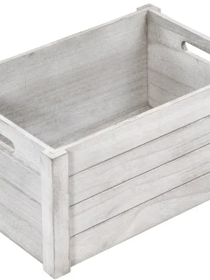 Sonderaktion Úložný box 40,5 x 30,5 x 20 cm, topolová překližka, antická bílá KESPER 66452
