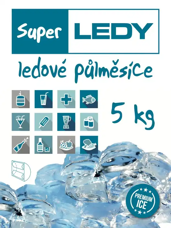 Ledové půlměsíce 5 kg SuperLEDY Mega-Angebot