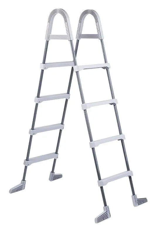 Zertifiziert Schůdky k bazénům do 1,22 m, šedé MARIMEX 10950036