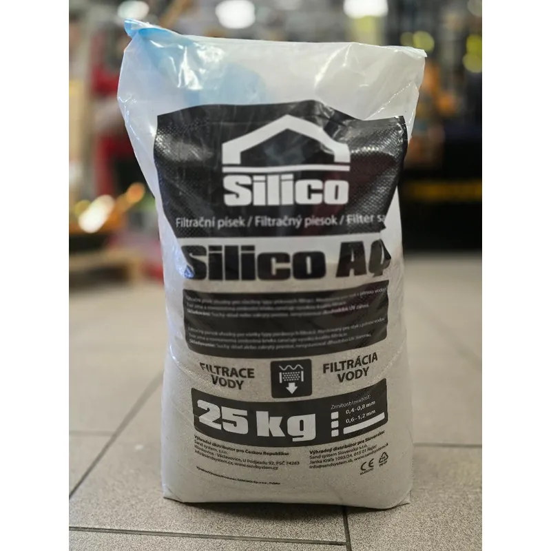 25 kg pytel - písek filtrační 0,6 - 1,2 mm Günstig